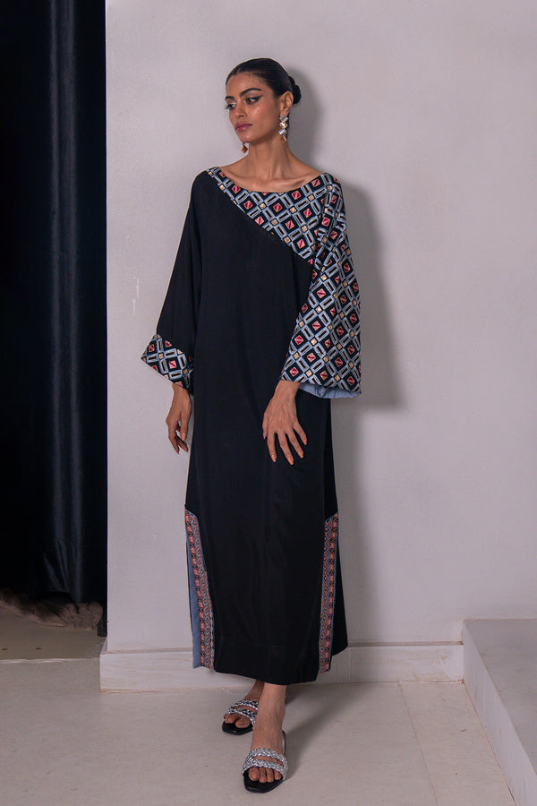 Kaftan - Embroidered Viscose Shirt