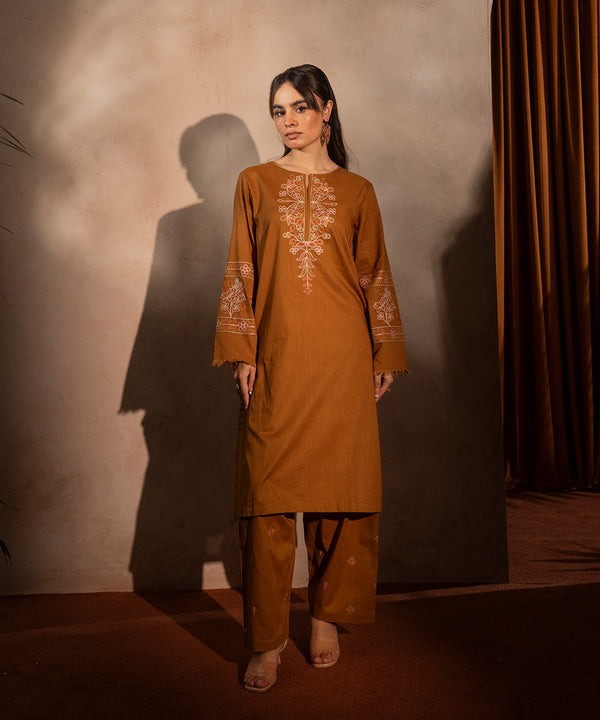 2PC - Embroidered Lawn Cotton Suit