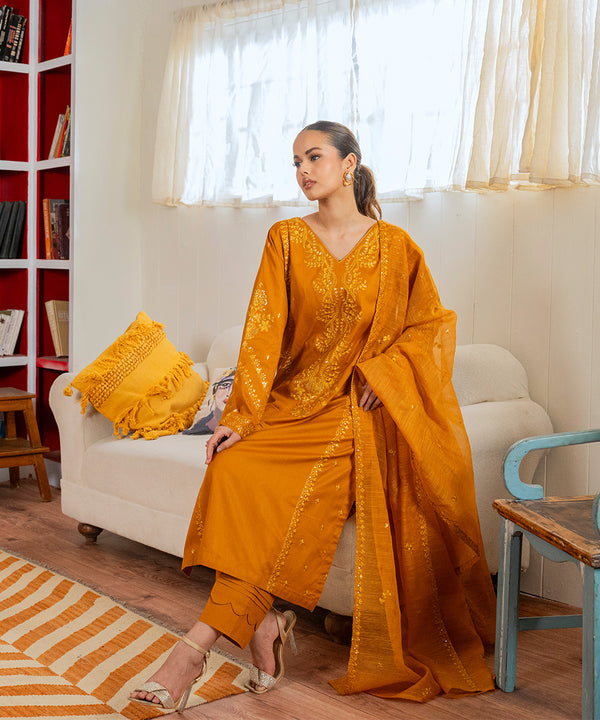 3PC - Embroidered Lawn Suit