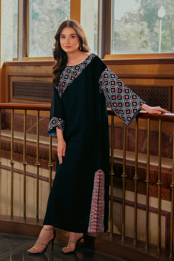 Kaftan - Embroidered Viscose