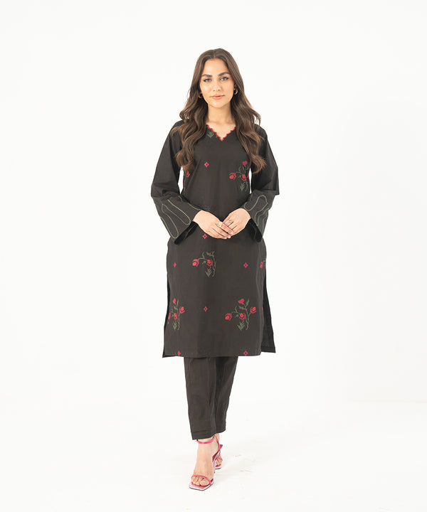 2PC - Embroidered Cotton Lawn Suit