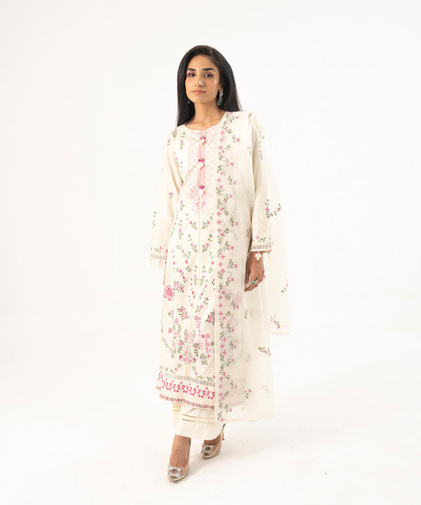 3PC - Embroidered Lawn Suit