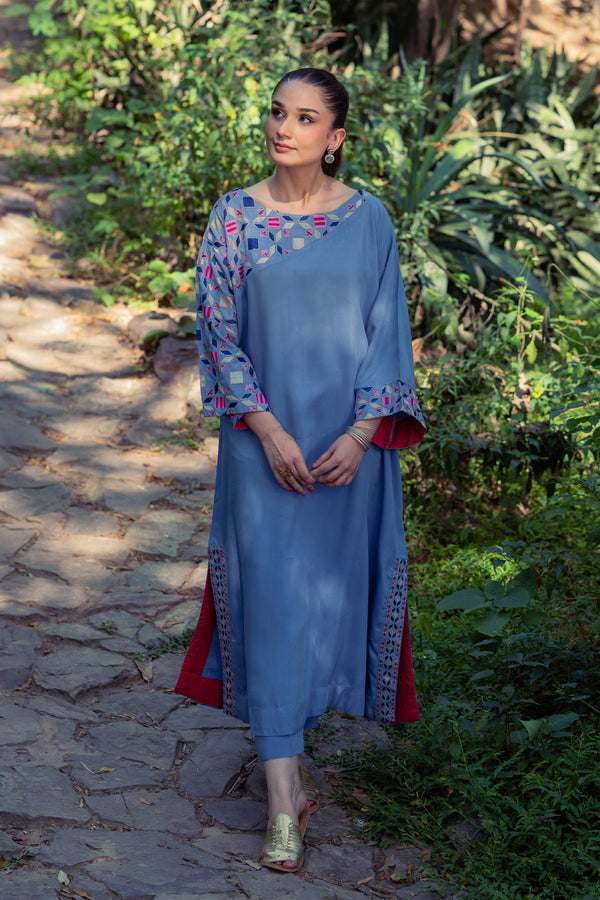 Kaftan - Embroidered Viscose