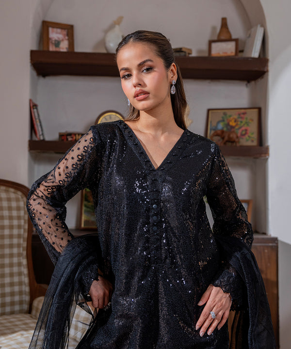 3PC - Luxe Sequin Net Suit