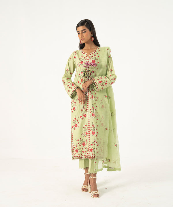 3PC - Embroidered Lawn Suit