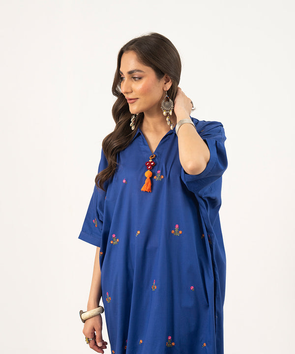 Embroidered Cambric Long Shirt