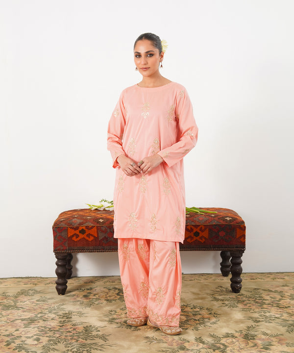 2PC - Luxe Cotton Silk  Suit