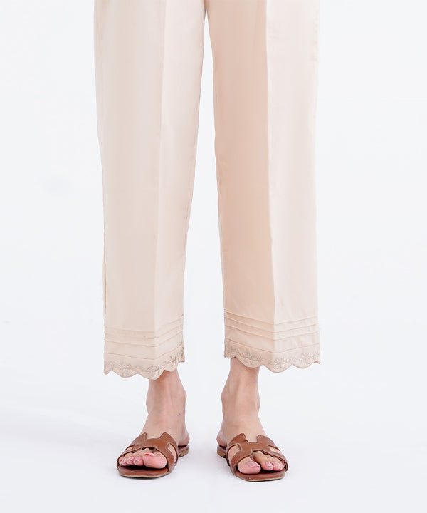 Culottes - Embroidered Cambric Trouser