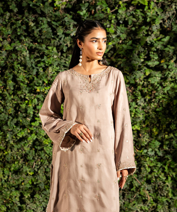 2PC - Embroidered Viscose Suit