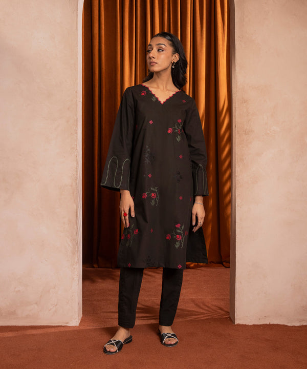 2PC - Embroidered Lawn Cotton Suit