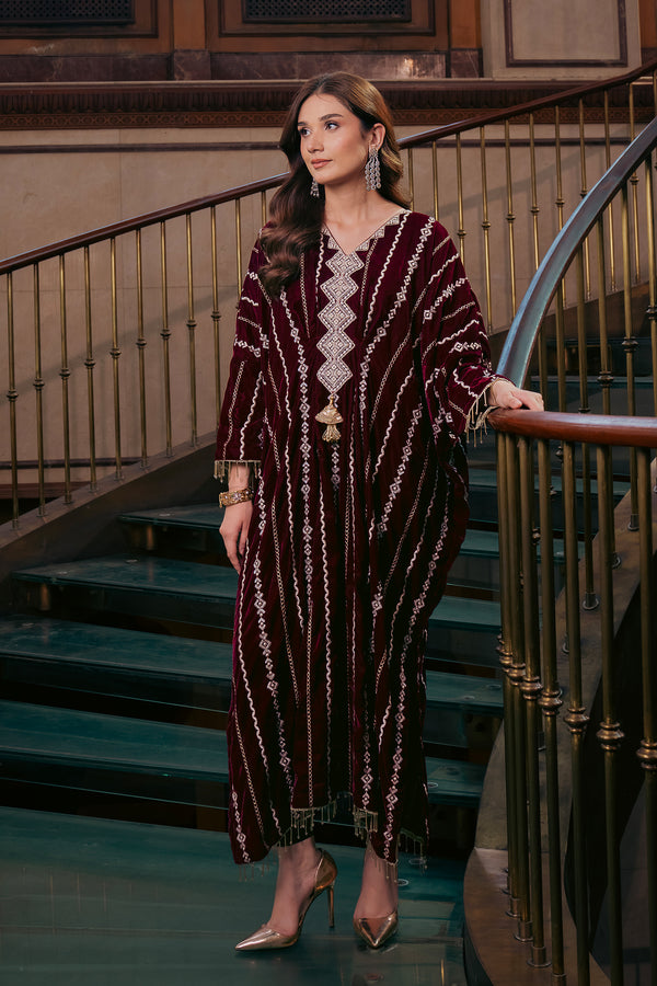 Kaftan - Embroidered Velvet