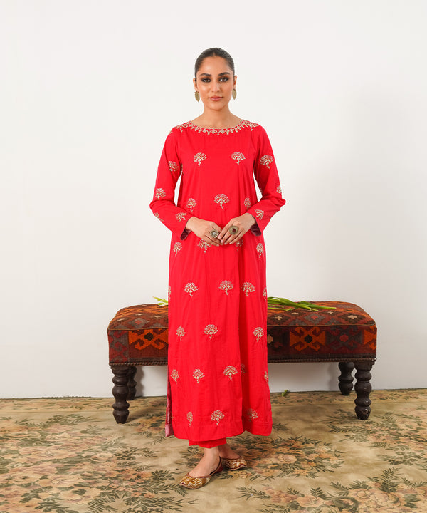 2PC - Luxe Cotton Silk  Suit