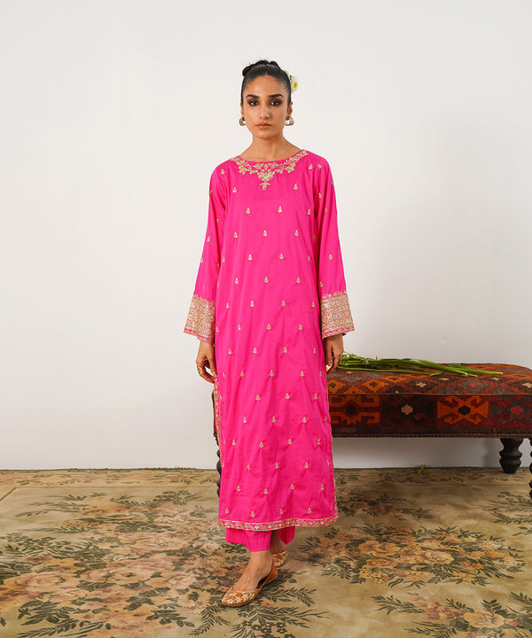 2PC - Luxe Cotton Silk  Suit