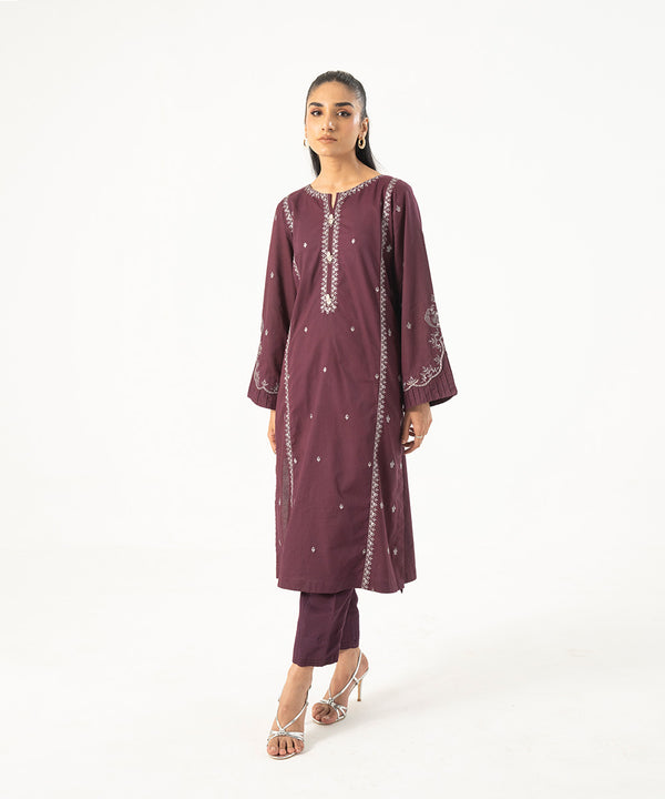 2PC - Embroidered Lawn Cotton Suit