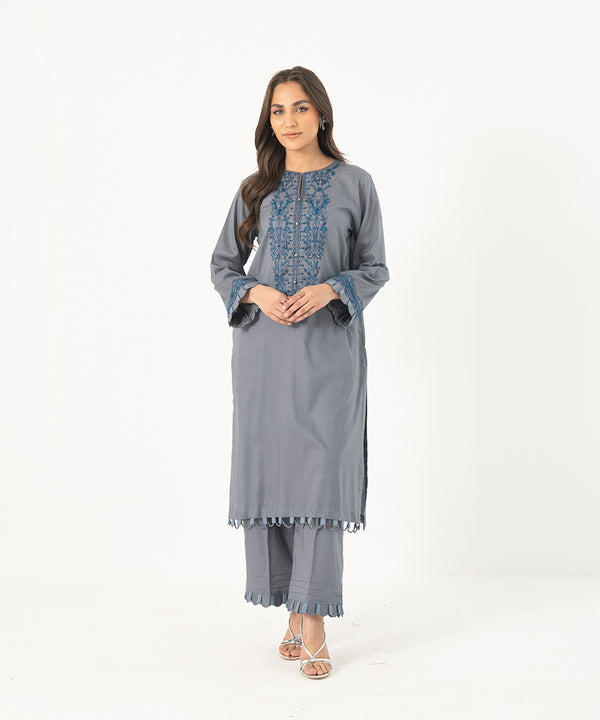 2PC - Embroidered Lawn Cotton Suit