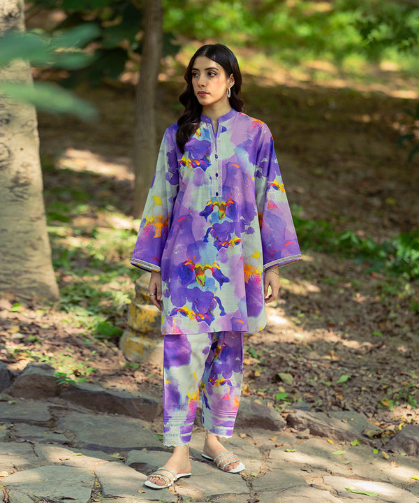 2PC - Printed Khaddar Suit
