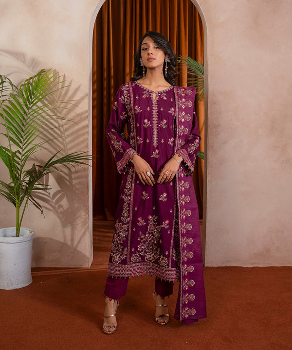 3PC - Embroidered Lawn Suit