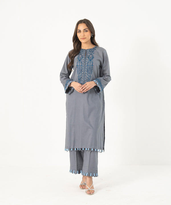 2PC - Embroidered Cotton Lawn Suit