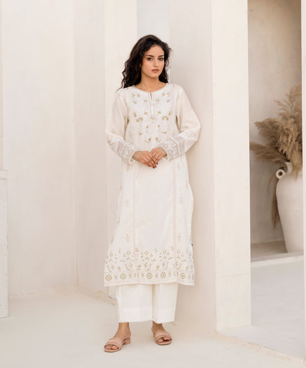 2 Piece - Khaddar Embroidered Suit