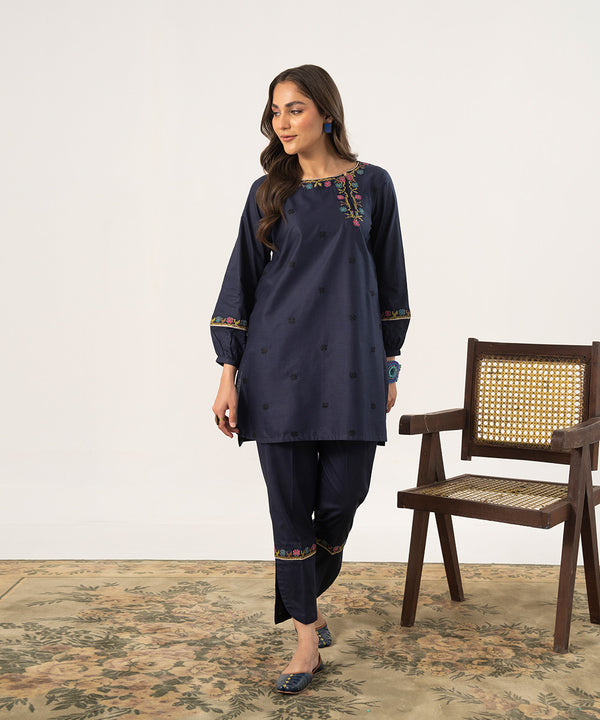 2PC - Embroidered Lawn Cotton Suit