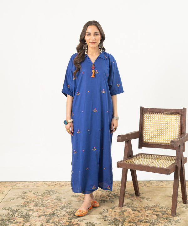 Embroidered Lawn Cotton Long Shirt