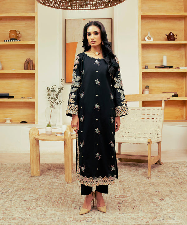 Embroidered Cambric Suit