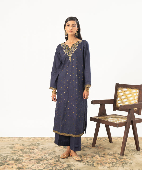 2PC - Embroidered Cotton Lawn Suit