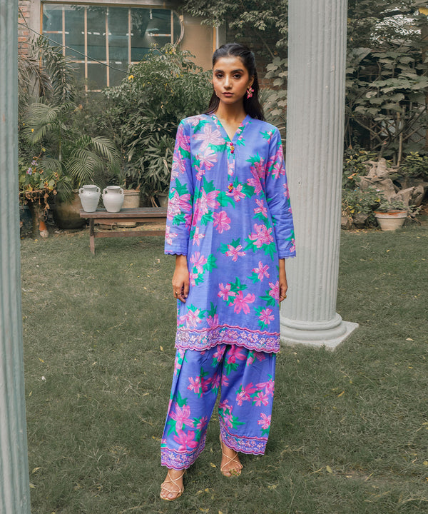 2 Piece - Printed Khaddar Suit