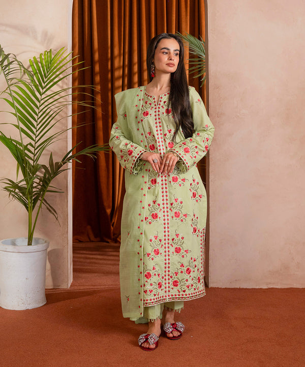 3PC - Embroidered Lawn Suit