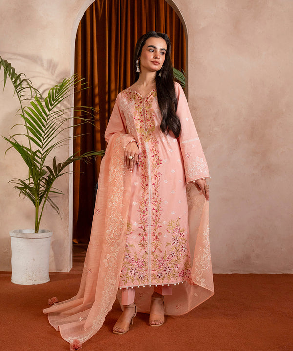 3PC - Embroidered Lawn Suit