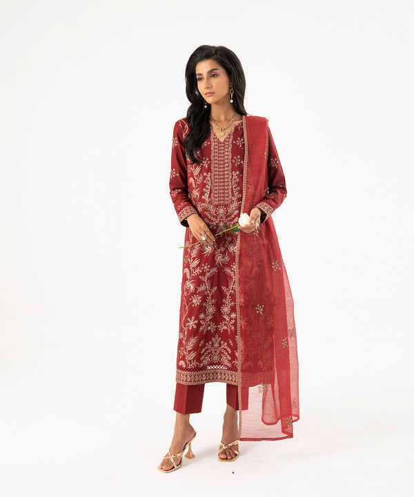 3PC - Embroidered Lawn Suit