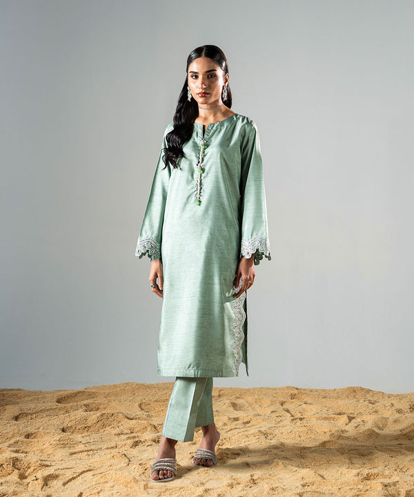 2PC - Raw Silk Suit