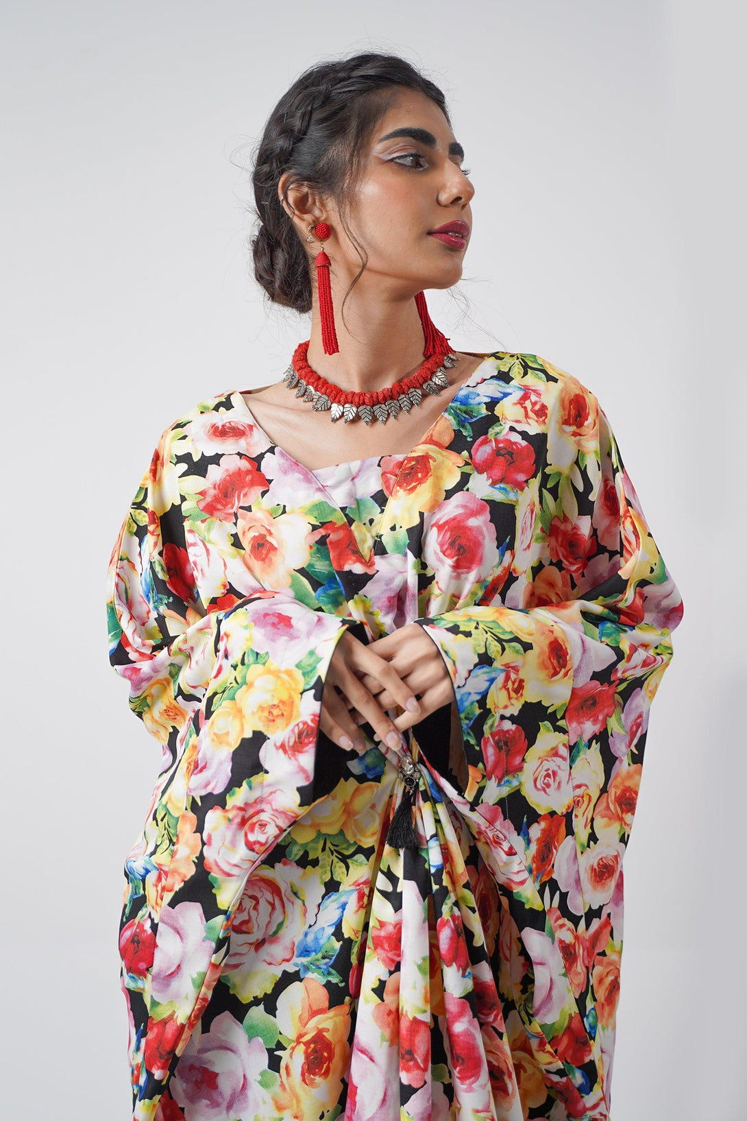 PASSION FLOWERS- KAFTAN 00449 - Kross Kulture 