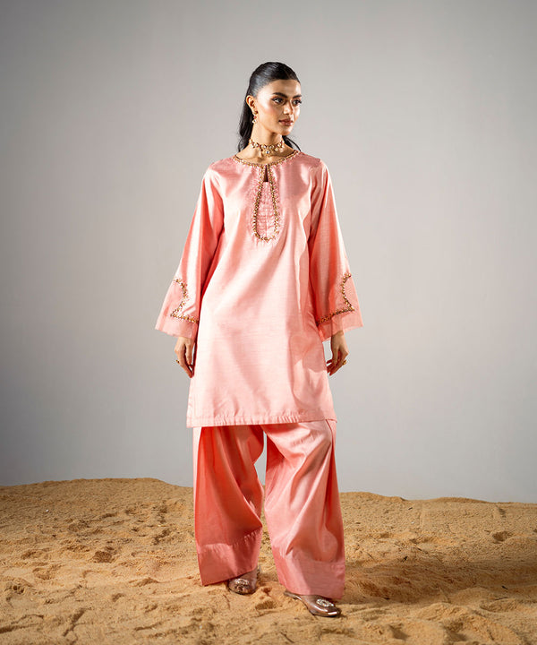 2PC - Raw Silk Suit
