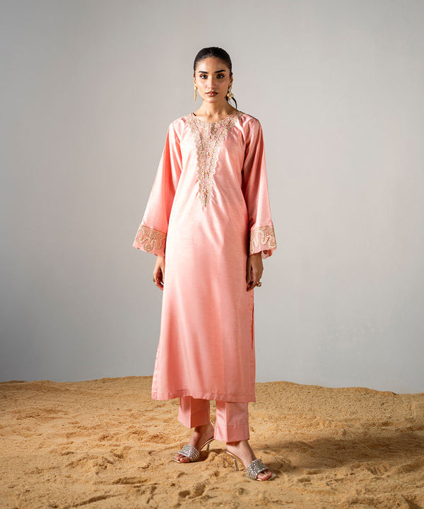 2PC - Raw Silk Suit