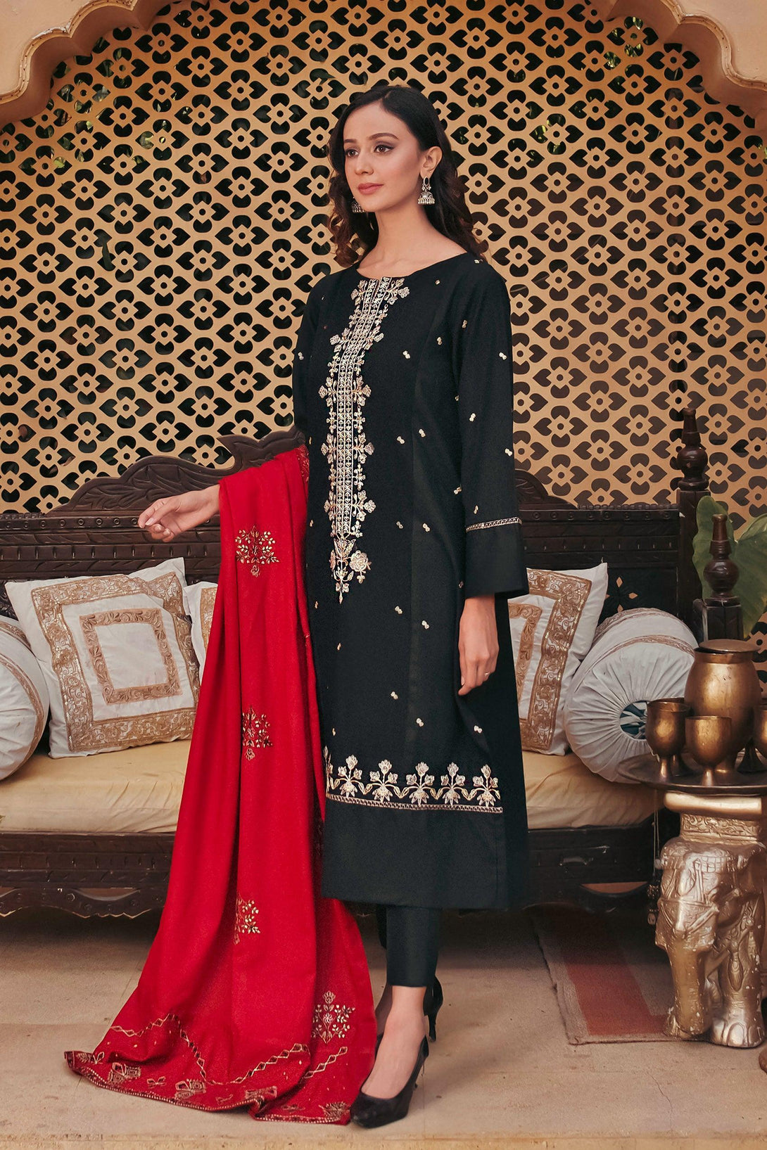 LUXURY WINTER KAARI KE- 00172 (3PC) - Kross Kulture 