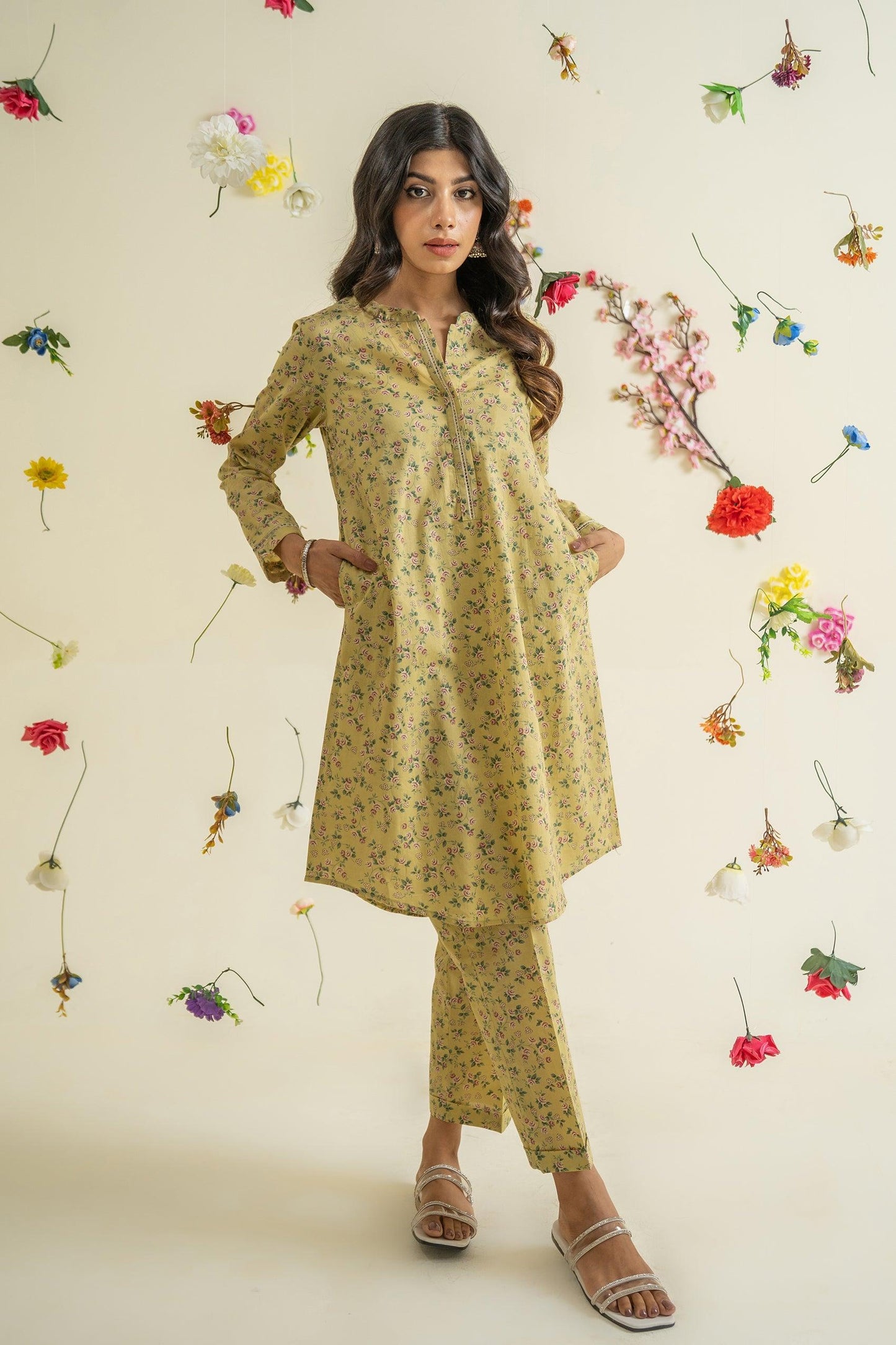 2 piece lawn suit online