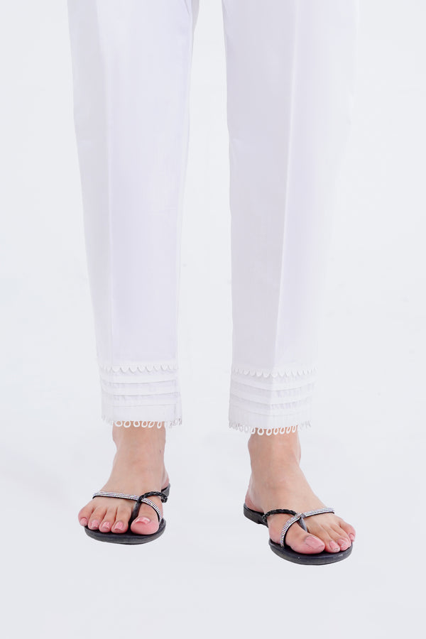 Solid Cotton Lawn Trouser