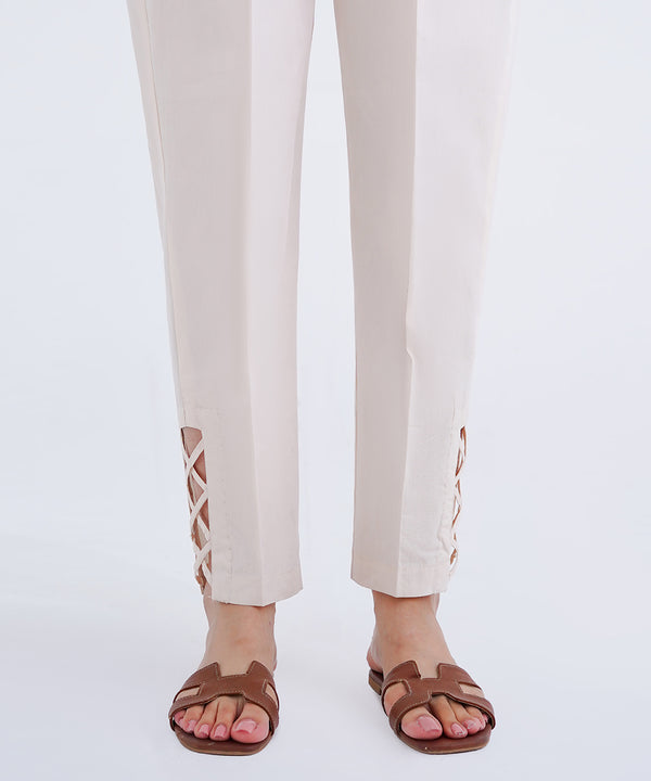 Cigarette - Embroidered Cambric Trouser