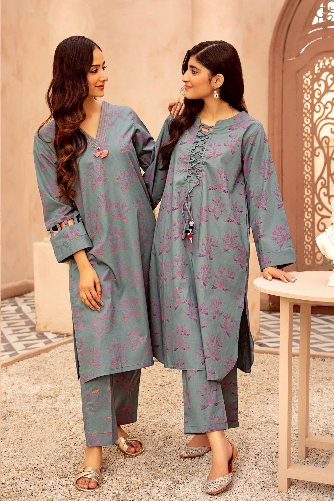 cham cham KGL-00563 (2PC) - Kross Kulture 