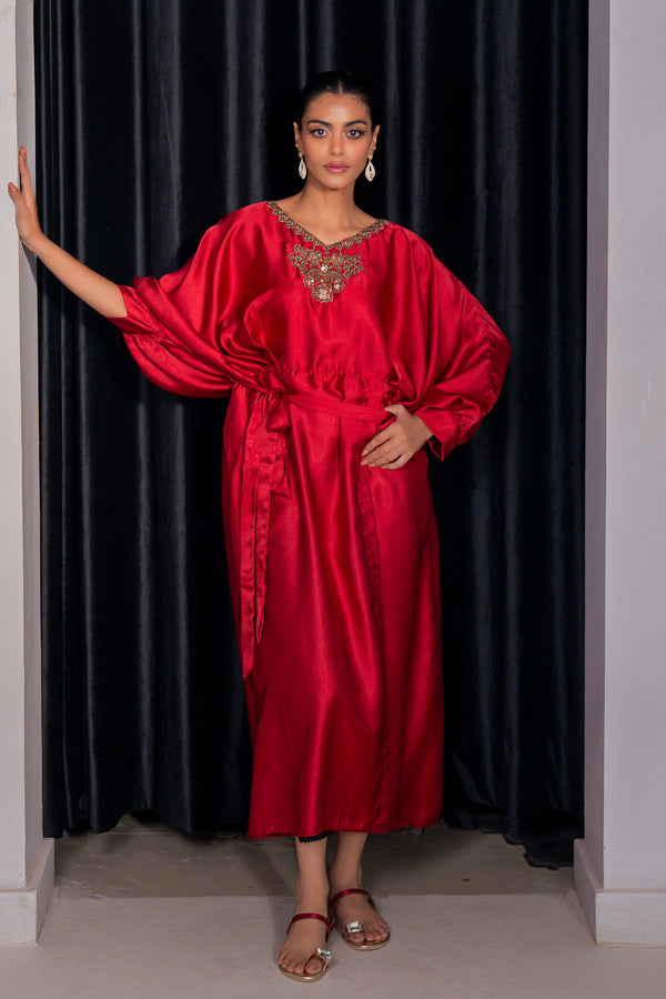 Kaftan - Embroidered Silk