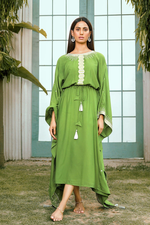 Kaftan - Embroidered Viscose