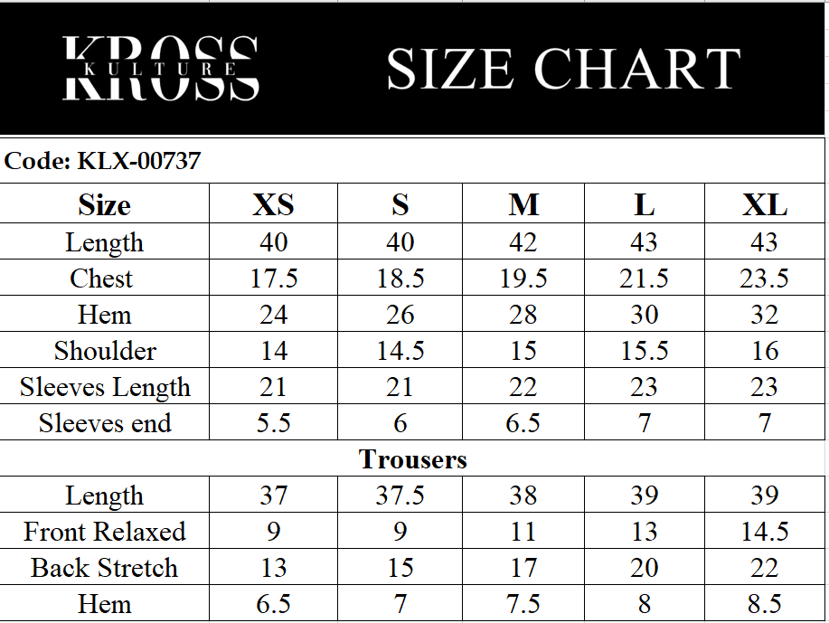 DANEEN KLX-00737 (3 PC) - Kross Kulture 