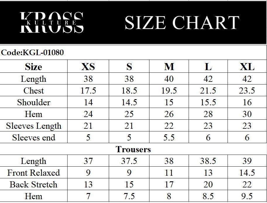 2PC - Embroidered Cotton Suit – Kross Kulture