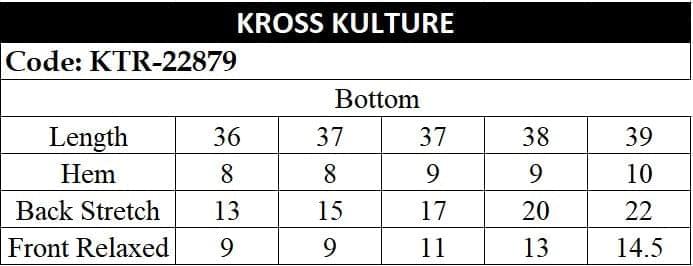Kross Kulture  Bottom Trouser Bottom KTR-22879