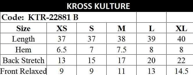 Kross Kulture  Bottom Trouser Bottom KTR-22881 B