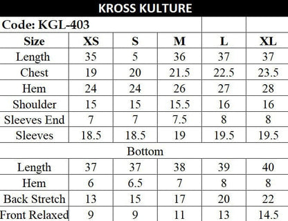 Kross Kulture  Cambric Matching Separates KGL-403 (Two Piece)