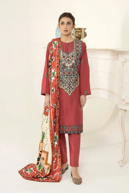 kross kulture  Embroidered Ready-To-Wear Embroidered KE-22211 (Three Piece)