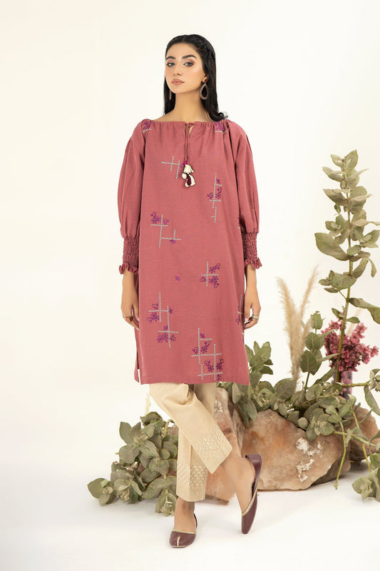 Kross Kulture  Fabric: Khaddar Ready-To-wear Embroidered KE 22584