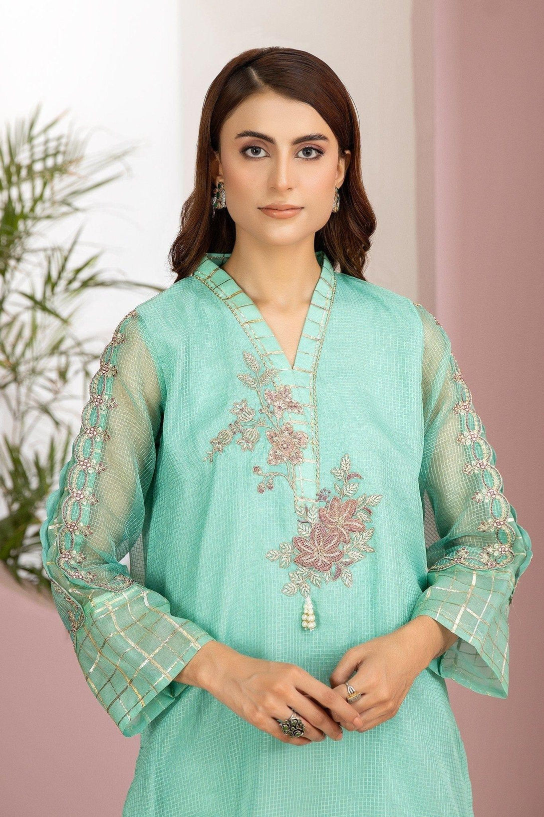 LUXURY EMBROIDERED PRET KLX-230908 - Kross Kulture 